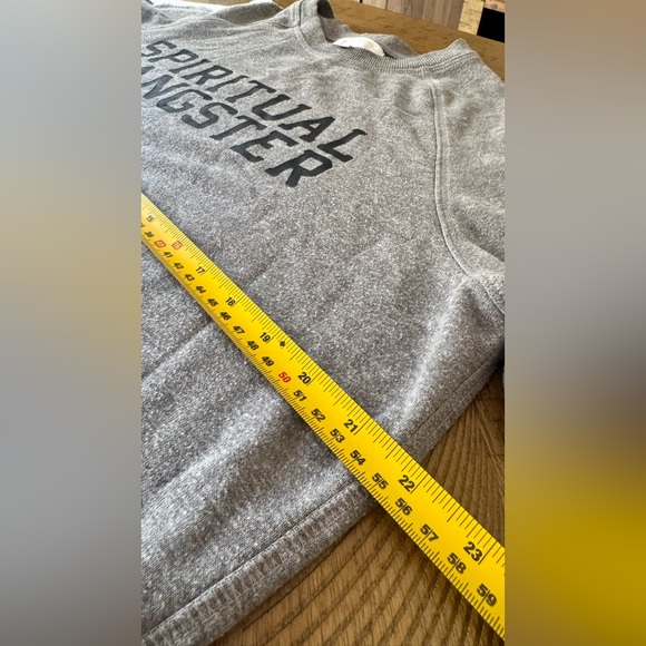 🙏 Spiritual Gangster - Gray Pullover - size Medium - Picture 7 of 9
